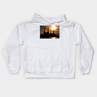 Battersea Power Station River Thames London Kids Hoodie